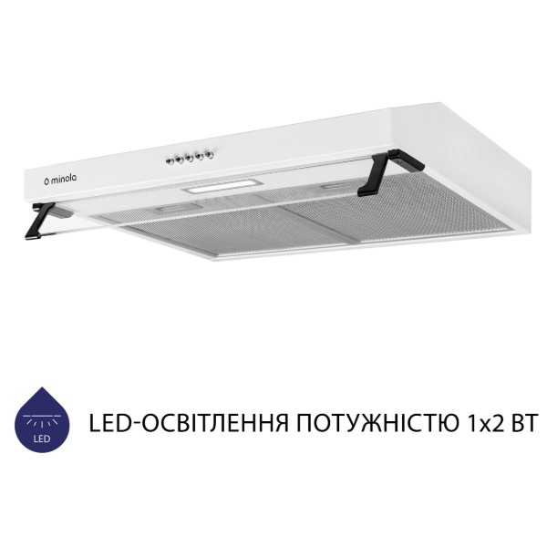 Фото - Витяжка традиційна Minola HPL 617 WH
