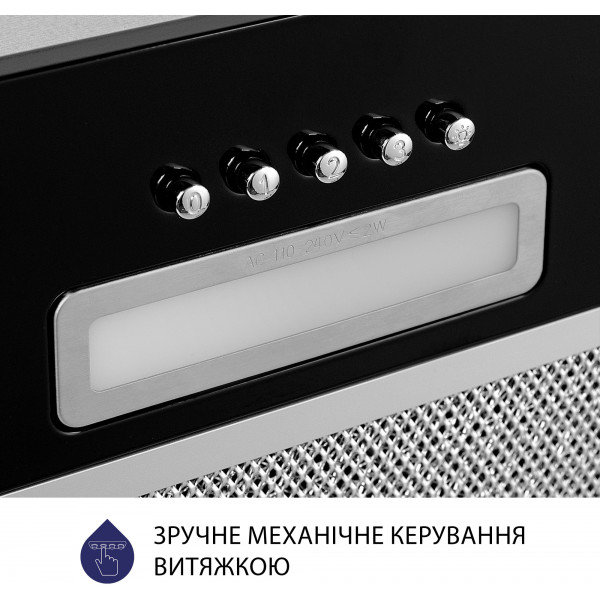 Фото - Витяжка вбудована Minola HBI 5025 BL LED