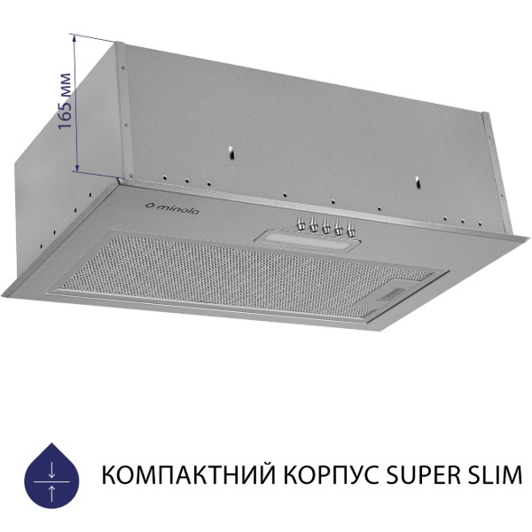 Фото - Вытяжка встраиваемая Minola HBI 5214 I 700 LED