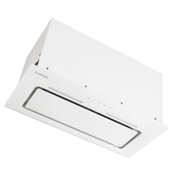 Фото - Витяжка вбудована Minola HBI 6673 WH GLASS 1000 LED Line