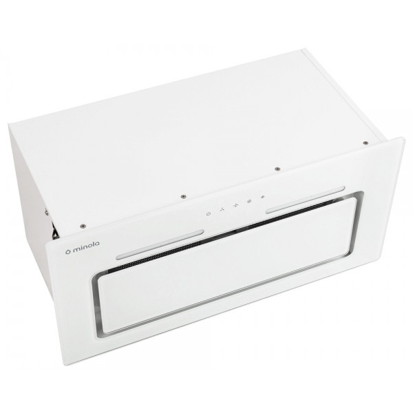 Фото - Витяжка вбудована Minola HBI 6673 WH GLASS 1000 LED Line