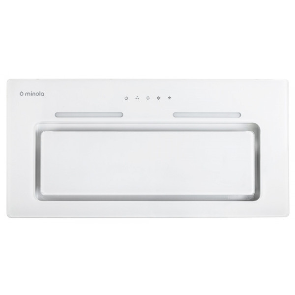 Фото - Витяжка вбудована Minola HBI 6673 WH GLASS 1000 LED Line