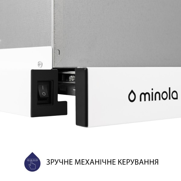 Фото - Вытяжка встраиваемая Minola HTL 514 WH LED