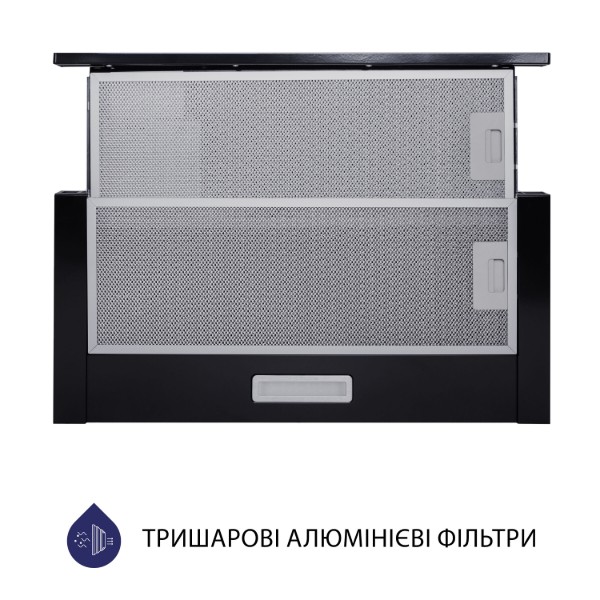 Фото - Витяжка вбудована Minola HTL 6614 BL 1000 LED