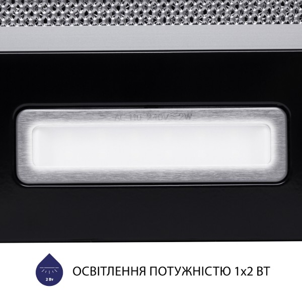 Фото - Витяжка вбудована Minola HTL 6614 BL 1000 LED