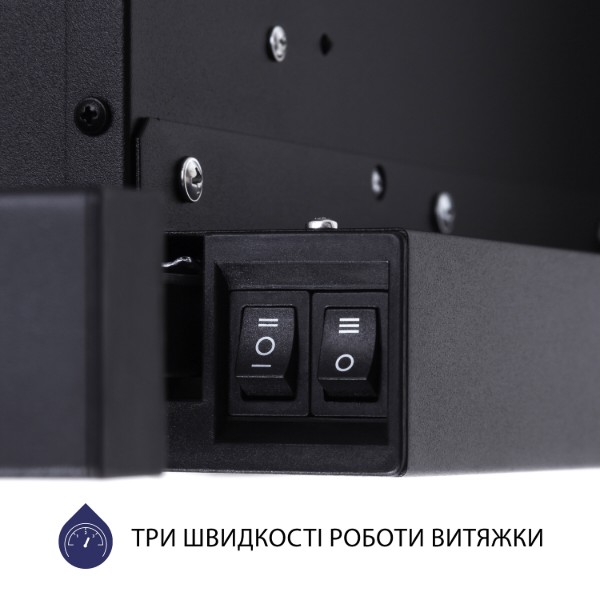 Фото - Витяжка вбудована Minola HTL 6614 BL 1000 LED