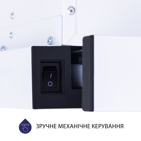 Фото - Витяжка вбудована Minola HTL 6614 WH 1000 LED