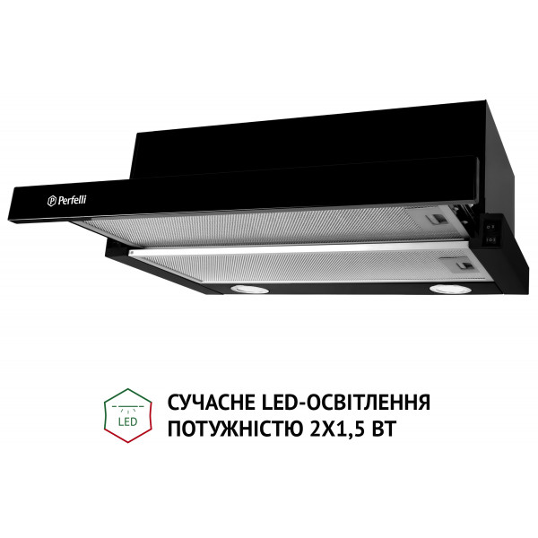 Фото - Вытяжка встраиваемая Perfelli TL 5212 BL 700 LED