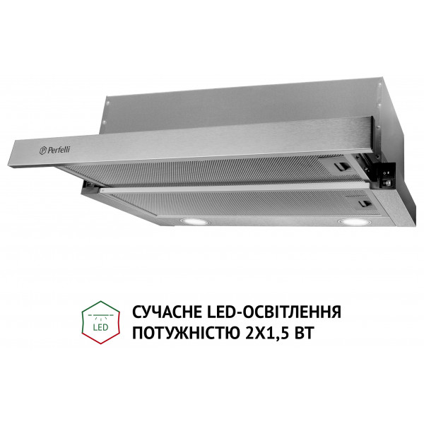 Фото - Вытяжка встраиваемая Perfelli TL 6212 I 700 LED