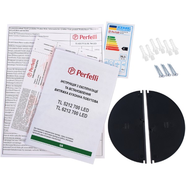 Фото - Вытяжка встраиваемая Perfelli TL 6212 Full BL 700 LED