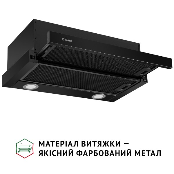 Фото - Вытяжка встраиваемая Perfelli TL 6212 Full BL 700 LED