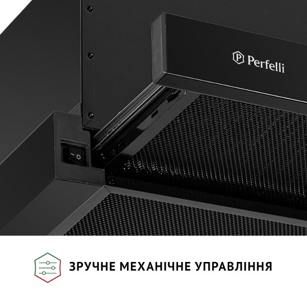 Фото - Вытяжка встраиваемая Perfelli TL 6212 Full BL 700 LED