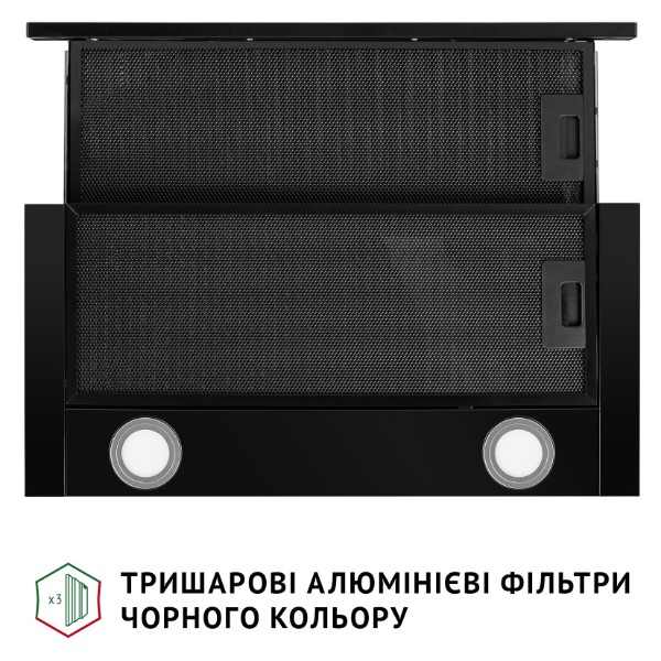 Фото - Вытяжка встраиваемая Perfelli TL 6212 Full BL 700 LED