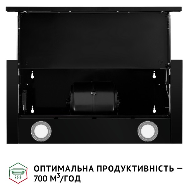 Фото - Вытяжка встраиваемая Perfelli TL 6212 Full BL 700 LED