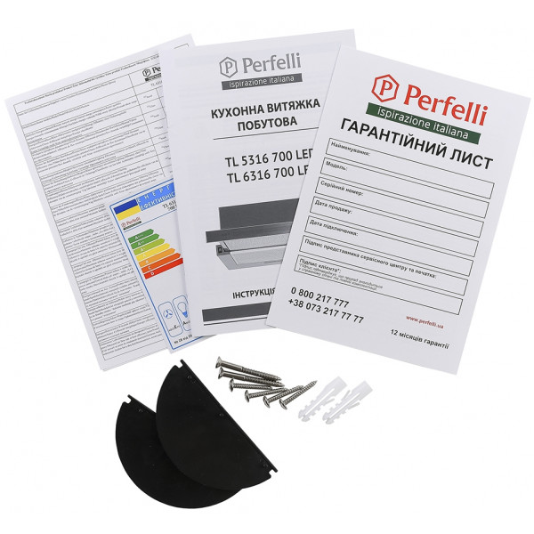 Фото - Витяжка вбудована Perfelli TL 6316 Full Inox 700 LED