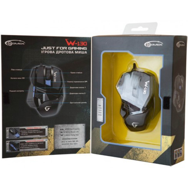 Фото - Мышь проводная игровая Gemix W-130