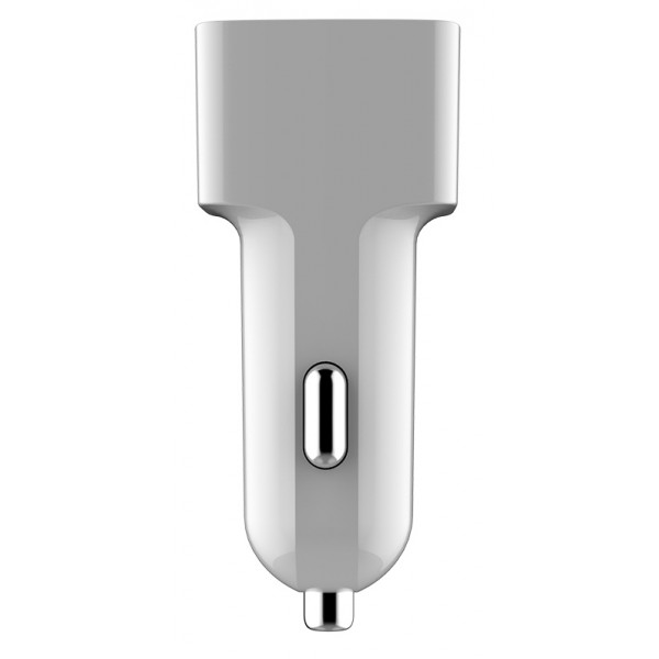 Фото - Автомобільний зарядний пристрій Colorway AutoID (2USB 2.4A) White (CW-CHA009-WT)