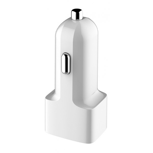 Фото - Автомобільний зарядний пристрій Colorway AutoID (2USB 2.4A) White (CW-CHA009-WT)