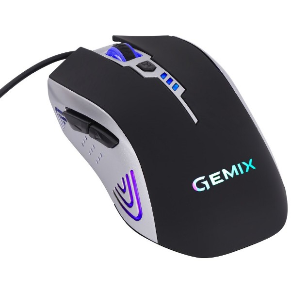 Фото - Миша дротова ігрова Gemix W100+килим