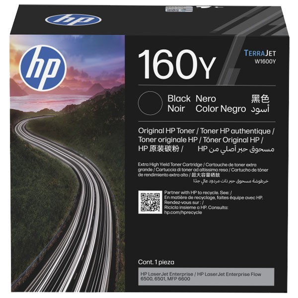 Фото - Картридж-тонер HP 160Y Blk Original LaserJet LJ Ent 6501dn/MFP 6600dn) (W1600Y)