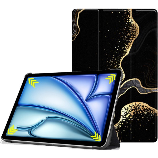 Фото - Чохол для планшета BeCover Smart Case for Apple iPad Air 11" M4 2026 Black Abstraction (715204)