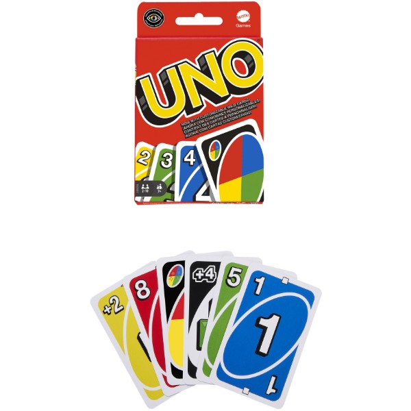 Фото - Настольная игра (8+) UNO 24 шт. в дисплее (W2087)