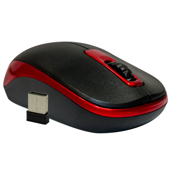 Фото - Миша бездротова Frime FWMO-220ВR Black/Red