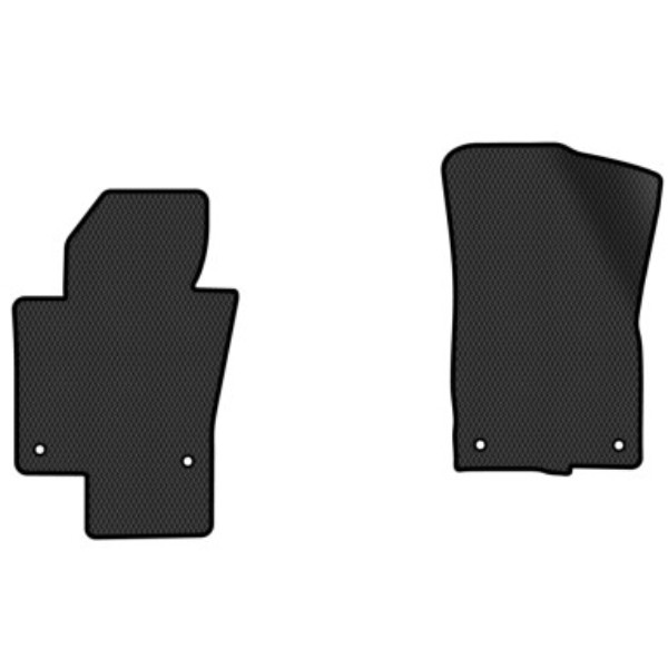 Фото - Коврики из экокожи в салон авто передние EVAtech для Passat (B6) (with armrest) Volkswagen 2005-2010 6 поколение Sedan EU (VW31277AW2TL4BBB)