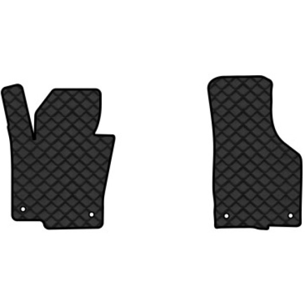 Фото - Килимки з екошкіри в салон авто передні EVAtech для Passat (B6) (with armrest) Volkswagen 2005-2010 6 покоління Sedan EU VW31277AR2TL4BBB