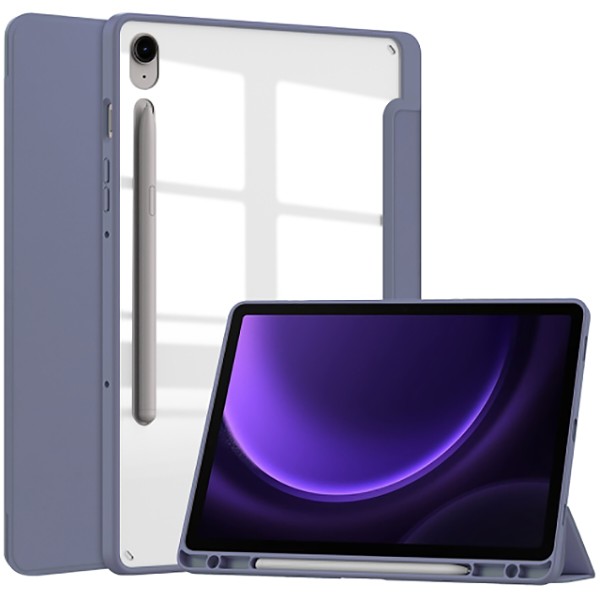 Фото - Чехол для планшета BeCover Soft Edge с креплением для стилуса for Samsung Galaxy Tab S9 (SM-X710/SM-X716)/S9 FE (SM-X510/SM-X516B) 11.0'' Purple (710443)