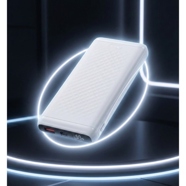 Фото - Батарея мобільна XO PB308 PD20W/QC22.5W 10000 mAh White