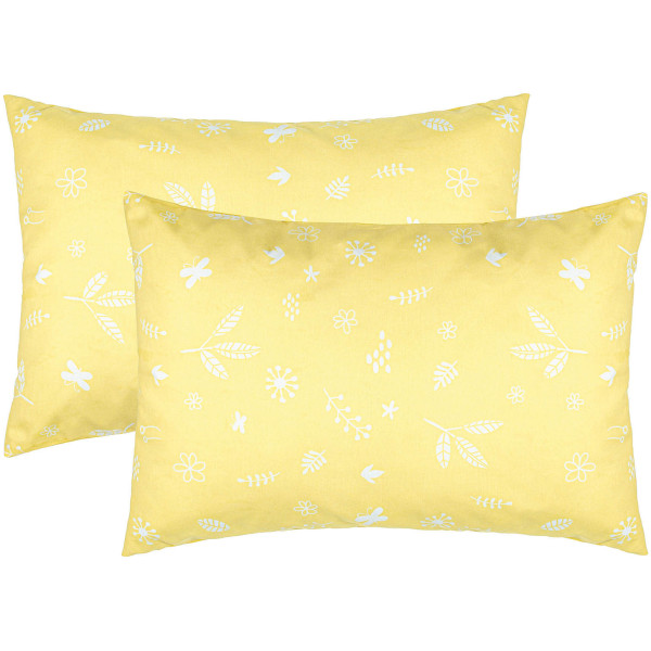 Фото - Наволочка Home Line Бязь Щ120 МАДАГАСКАР комп. св.жовтий 40х60 2 шт. (183260)