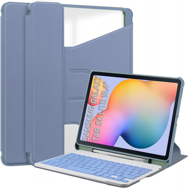 Фото - Чохол-клавіатура для планшета BeCover 360° Rotatable for Samsung Galaxy Tab S6 Lite 10.4 P610/P613/P615/P619 Purple (712409)
