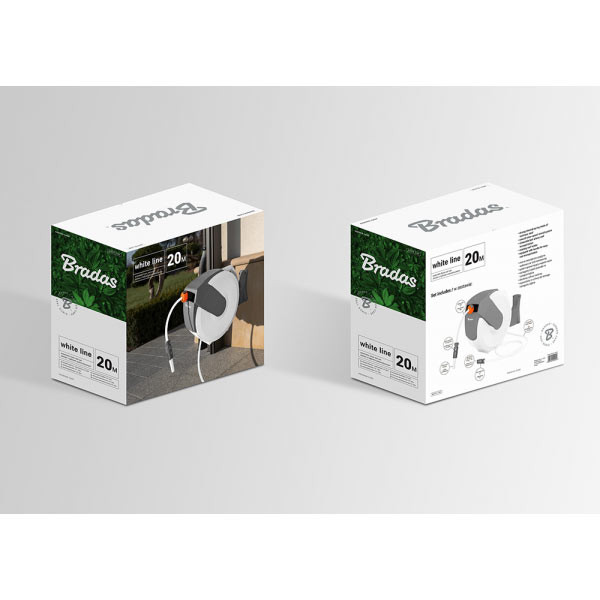 Фото - Шланг поливочний BRADAS WHITE LINE 1/2" 35 м (WL-W6B35)