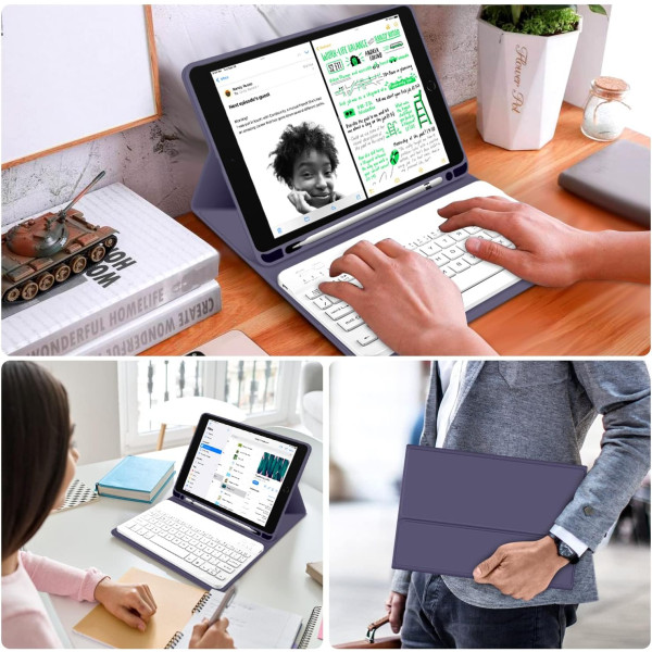 Фото - Чохол-клавіатура для планшету BeCover for Apple iPad Air (4/5) 2020/2022 10.9"" Purple (711148)
