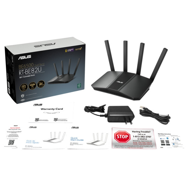 Фото - Маршрутизатор интернет WiFi7 Asus RT-BE82U