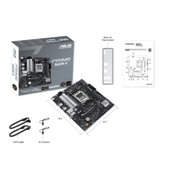 Фото - Материнская плата Asus PRIME B650M-R DDR5
