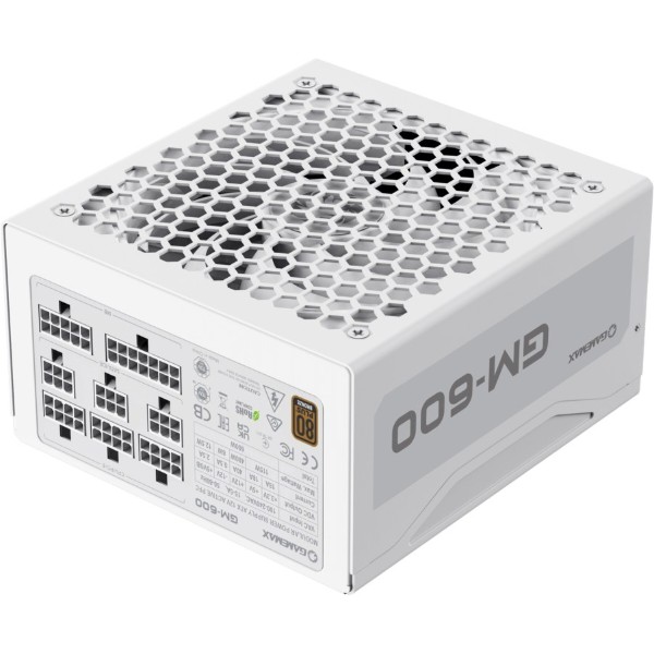 Фото - Блок питания для ПК Gamemax ATX 600W (GM-600 Modular white)