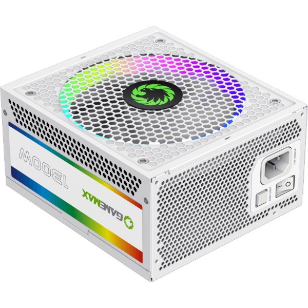 Фото - Блок питания для ПК Gamemax RGB-1300 WH (ATX3.1 PCIe5.1)