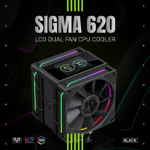 Фото - Процесорний кулер Gamemax SIGMA 620 BK