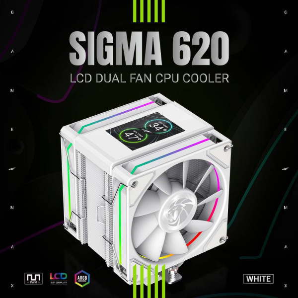 Фото - Процесорний кулер Gamemax SIGMA 620 WH