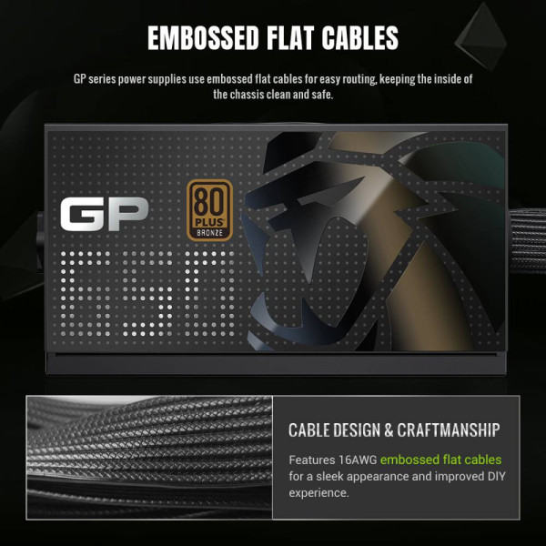 Фото - Блок живлення для ПК Gamemax GP 650B