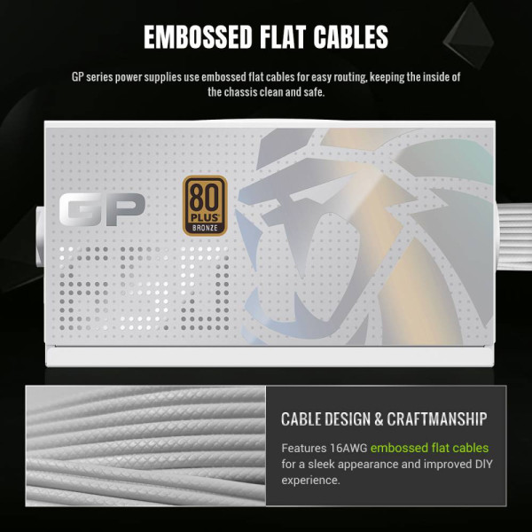 Фото - Блок живлення для ПК Gamemax GP 650B WH
