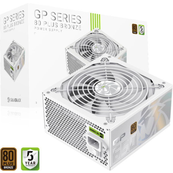 Фото - Блок живлення для ПК Gamemax GP 650B WH