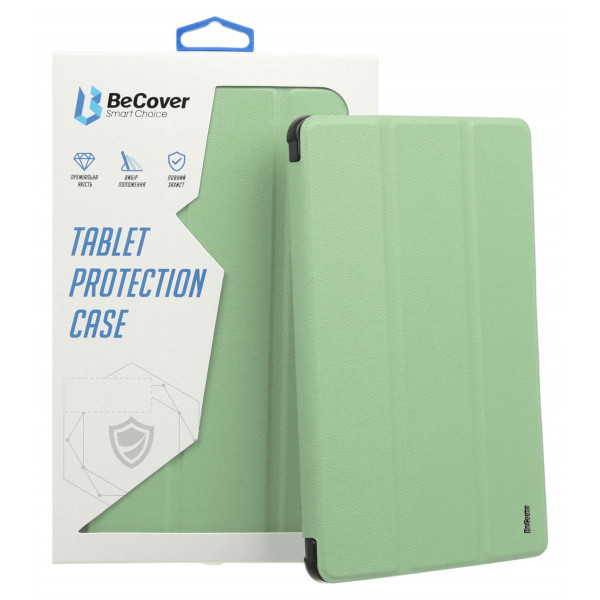 Фото - Чохол для планшета BeCover Soft Edge TPU з кріпленням для стілусу for Xiaomi Redmi Pad SE 8.7'' Green (712567)