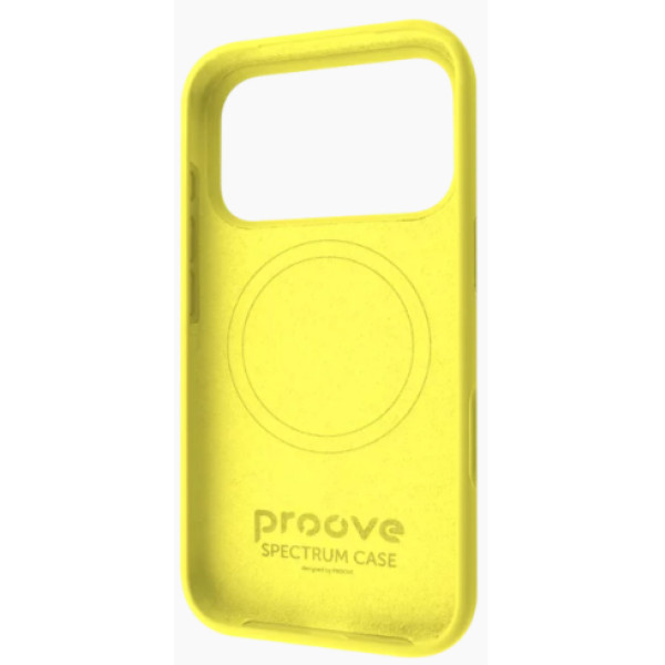 Фото - Чохол для смартфону Proove Spectrum Case with Magnetic Ring iPhone 17 Pro Max sun yellow (PCSPIP17PM40)