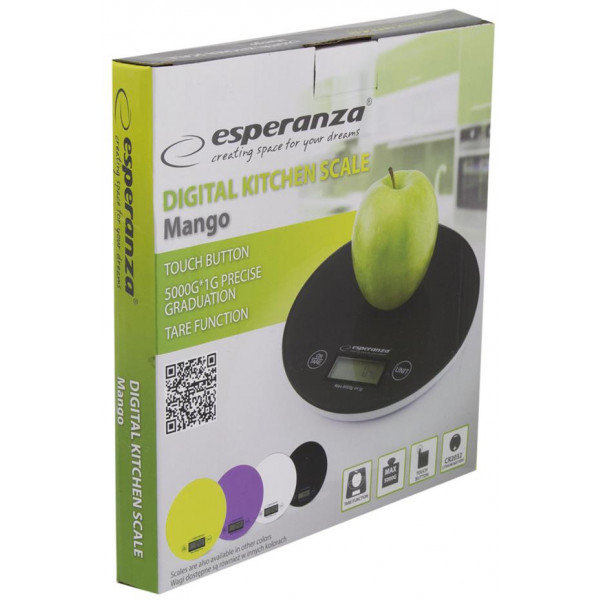 Фото - Весы кухонные Esperanza Scales EKS003K Black