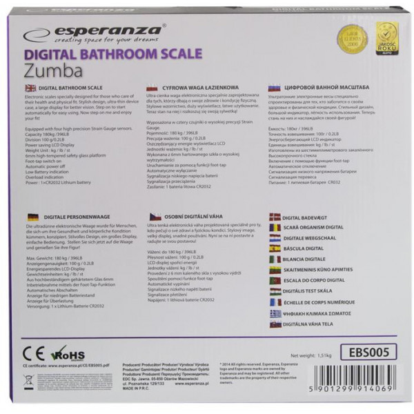 Фото - Ваги Esperanza Scales EBS005