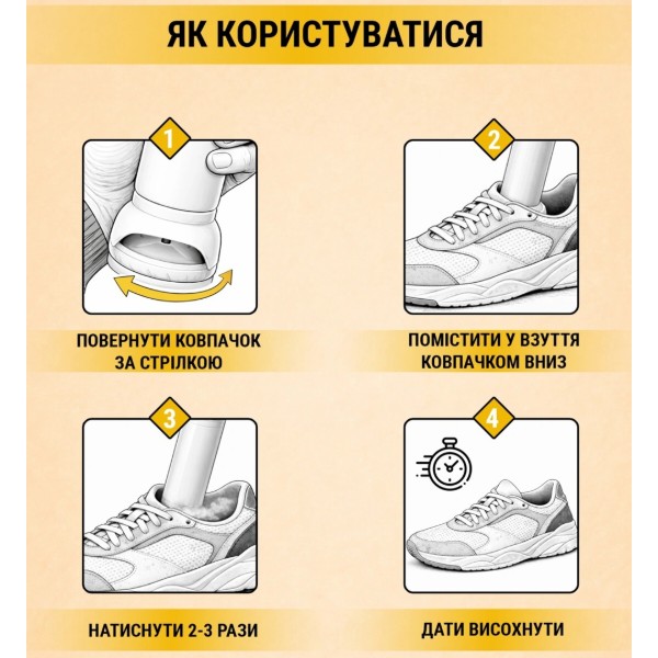 Фото - Дезодорант для обуви Walkin мужской 100 мл (4820184442641)