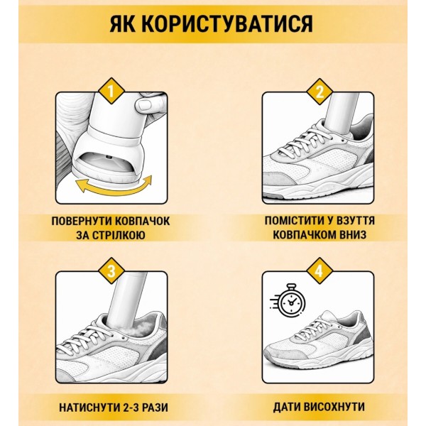 Фото - Дезодорант для взуття Walkin жіночий 100 мл (4820184442634)
